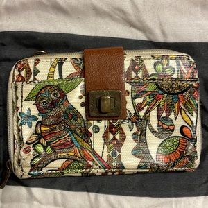 Sakroots Owl Clutch/Wallet.